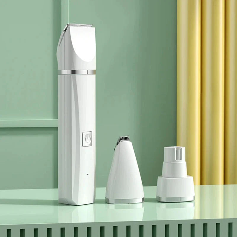 Ultimate 4-in-1 Electric Pet Grooming Kit: Hair Trimmer, Clippers & Nail Grinder for Cats & Dogs