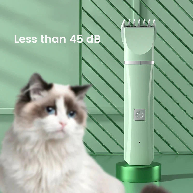 Ultimate 4-in-1 Electric Pet Grooming Kit: Hair Trimmer, Clippers & Nail Grinder for Cats & Dogs