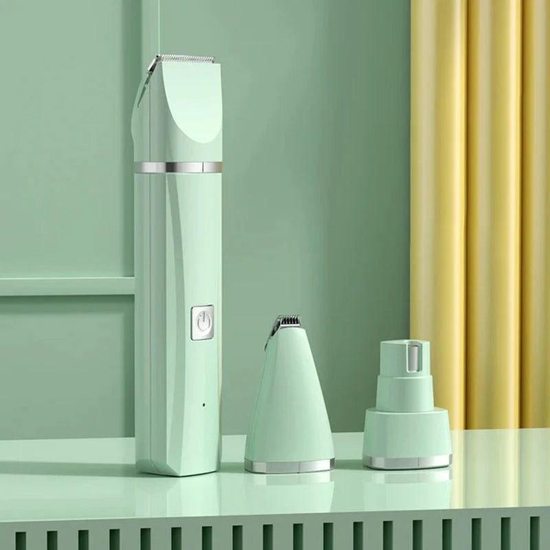 Ultimate 4-in-1 Electric Pet Grooming Kit: Hair Trimmer, Clippers & Nail Grinder for Cats & Dogs